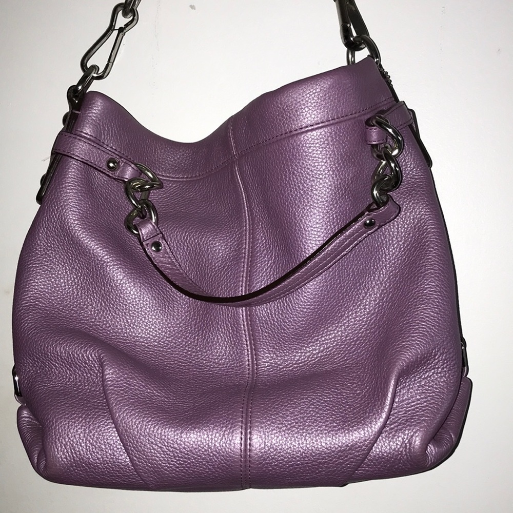 Purple Coach Purse